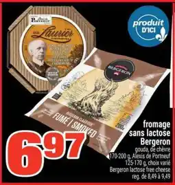 Super C Fromage Sans Lactose Bergeron offer
