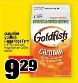 Super C CRAQUELINS GOLDFISH PEPPERIDGE FARM offer