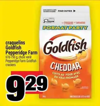 Super C CRAQUELINS GOLDFISH PEPPERIDGE FARM offer