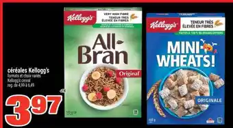 Super C CÉRÉALES KELLOGG'S offer