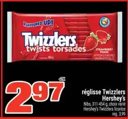 Super C RÉGLISSE TWIZZLERS HERSHEY'S offer