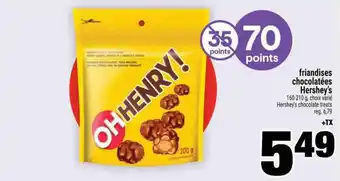 Super C friandises chocolatées Hershey’s offer