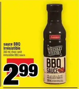 Super C sauce BBQ Irrésistible offer