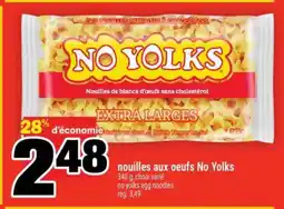 Super C nouilles aux oeufs No Yolks offer