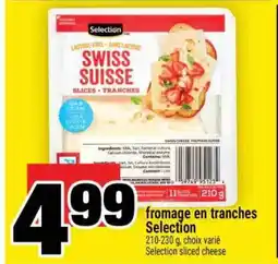 Super C FROMAGE EN TRANCHES SELECTION offer