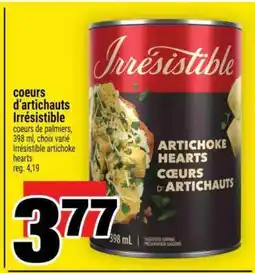 Super C coeurs d'artichauts Irrésistible offer