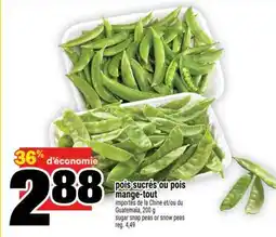 Super C pois sucrés ou pois mange-tout offer