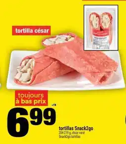 Super C tortillas Snack2go offer