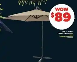 Real Canadian Superstore LIFE AT HOME Offset Umbrellas offer