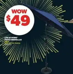 Real Canadian Superstore LIFE AT HOME Patio Umbrellas offer