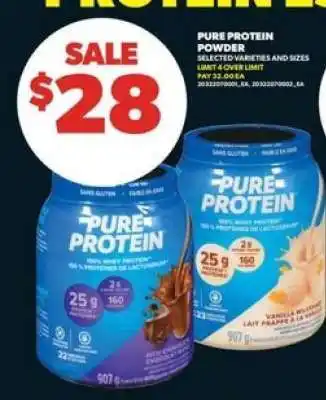 Real Canadian Superstore Pure Protein Powder offer