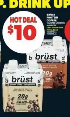 Real Canadian Superstore Brust Protein Coffee offer