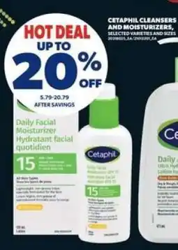 Real Canadian Superstore Cetaphil Cleansers and Moisturizers offer