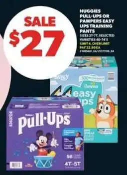 Real Canadian Superstore Huggies Pull-Ups or Pampers Easy Ups Training Pants offer