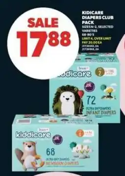 Real Canadian Superstore Kiddicare Diapers Club Pack offer