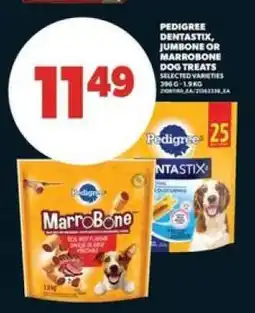 Real Canadian Superstore Pedigree Dentastix, Jumbone or Marrobone Dog Treats offer