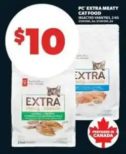 Real Canadian Superstore PC Extra Meaty Cat Food offer