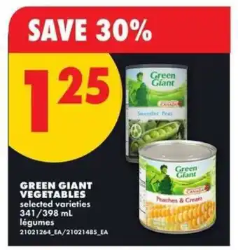 No Frills GREEN GIANT VEGETABLES offer
