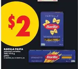 No Frills Barilla Pasta offer