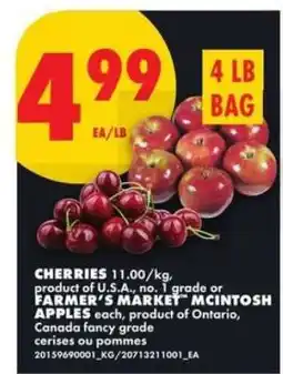 No Frills Farmer's Market McIntosh Apples offer