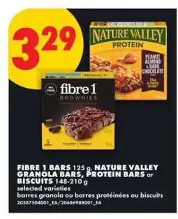 No Frills Fibre 1 Bars, Nature Valley Granola Bars, Protein Bars or Biscuits offer