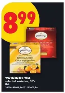 No Frills TWININGS TEA offer
