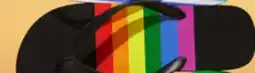Walmart Adults' Pride flip-flops offer