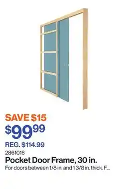 Patrick Morin Pocket Door Frame, 30 in offer