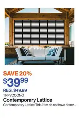 Patrick Morin Contemporary Lattice offer