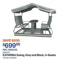 Patrick Morin KATARINA Swing, Grey and Black, 4-Seater offer