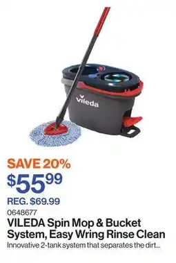 Patrick Morin Spin Mop & Bucket System, Easy Wring Rinse Clean offer