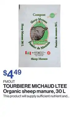 Patrick Morin Organic sheep manure offer
