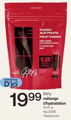 Avril Behy mélange d'hydration offer