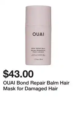 Sephora OUAI Bond Repair Balm Hair Mask for Damaged Hair offer