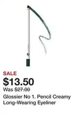 Sephora Glossier No 1. Pencil Creamy Long-Wearing Eyeliner offer