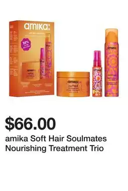 Sephora amika Soft Hair Soulmates Nourishing Treatment Trio offer