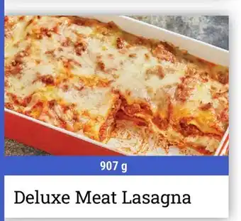 M & M Food Market Deluxe Meat Lasagna offer