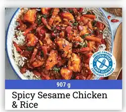 M & M Food Market Spicy Sesame Chicken & Rice offer