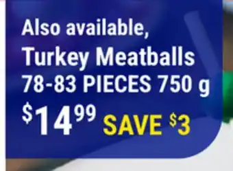 M & M Food Market Turkey Meatballs offer