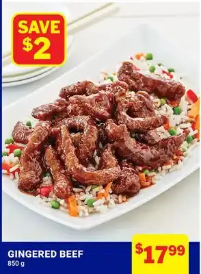 M & M Food Market GINGERED BEEF offer