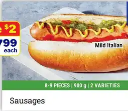 M & M Food Market Mild Italian Sausages offer