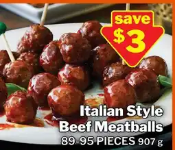 M & M Food Market Italian Style Beef Meatballs offer