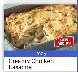 M & M Food Market Creamy Chicken Lasagna offer