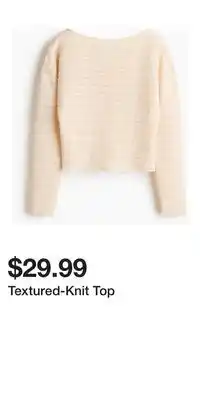 H&M Textured-Knit Top offer