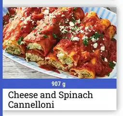 M & M Food Market Cheese and Spinach Cannelloni offer