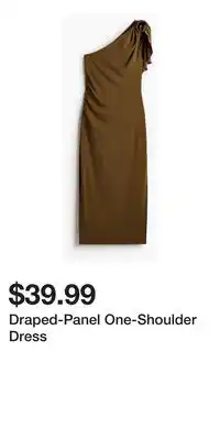 H&M Draped-Panel One-Shoulder Dress offer