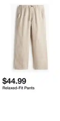 H&M Relaxed-Fit Pants offer