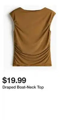 H&M Draped Boat-Neck Top offer