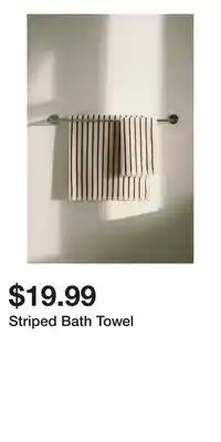 H&M Striped Bath Towel offer