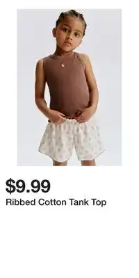H&M Ribbed Cotton Tank Top offer